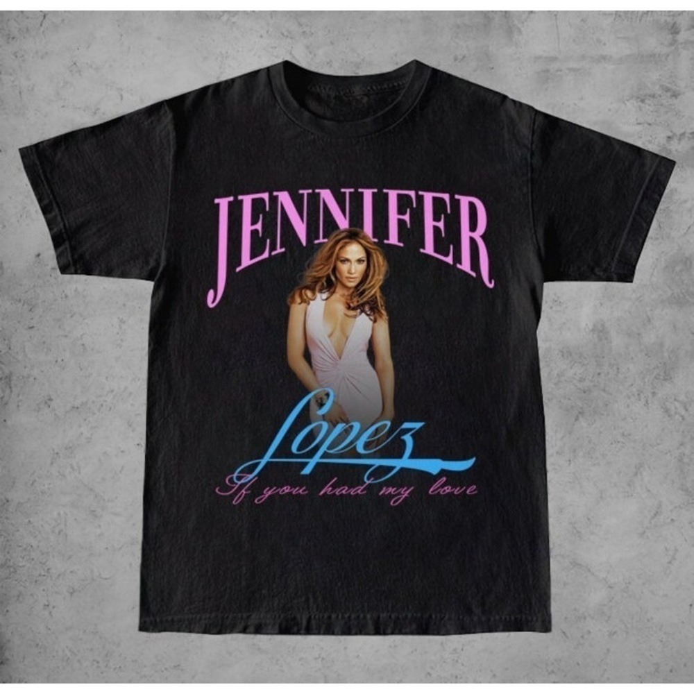 Jennifer Lopez Unisex  Tshirt  90S Pop Culture Tee  Retro Pop Tee